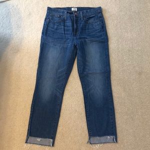 J. Crew Step Hem Jeans